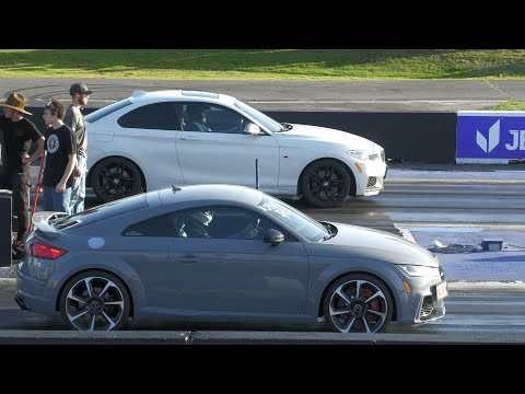 BMW M2 losing to Audi TT RS ?!😮- drag racing