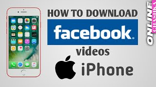 How to download facebook videos on iphone | ios | mac