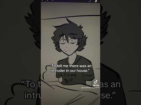 Two Sentence Horror Story (intruder) #art #storyart #animation #twosentencehorrorstories #procreate
