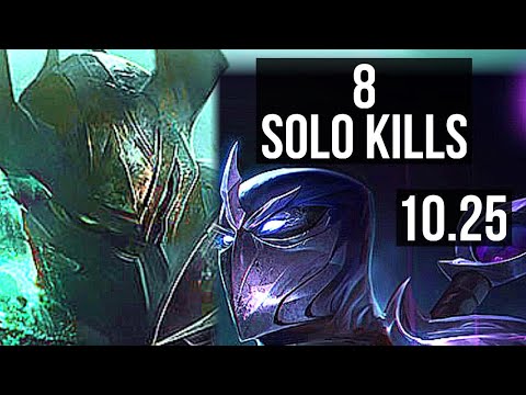 MORDEKAISER vs SHEN (TOP) | 8 solo kills | NA Diamond | v10.25