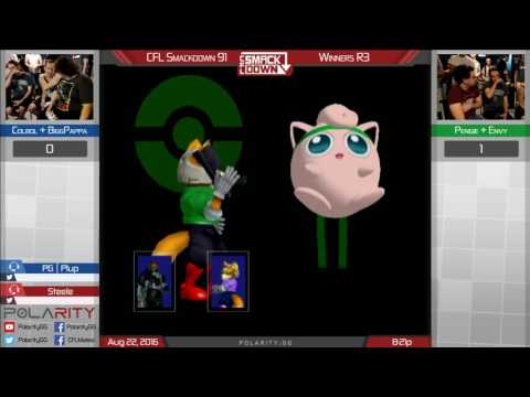 CFL Smackdown 91 Melee - Colbol + BiggPappa vs Envy + Pengie - Doubles Winners Quarters