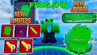 EVERYTHING NEW FROG UPDATE In Roblox Blade Ball
