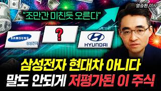 삼성전자 현대차 아니다. 말도 안되게 저평가된 '이 주식' 조만간 미친듯 오른다｜염승환 이사 3부