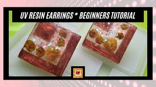 UV Resin Earrings | Beginners Tutorial | UV Resin Jewelry | UV Resin Ideas | DIY UV Resin
