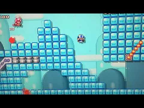 Super Mario Maker 2 Trick Jump Through Fire Bars