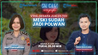 VIRAL Gegara Jualan Es Teh meski Sudah Jadi Polwan, Briptu Rika Melani Punya Alasan Mulia soal UMKM