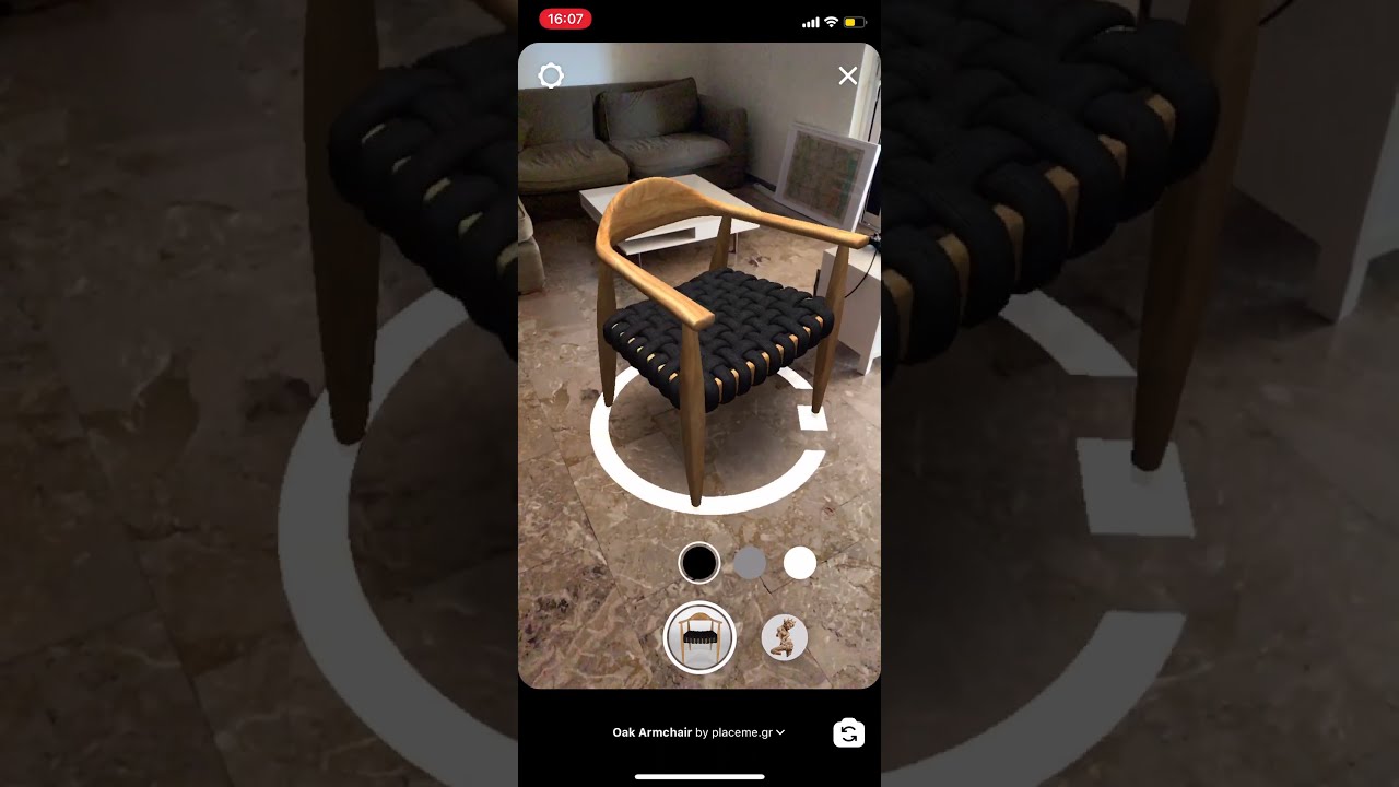 Augmentd Reality Furniture Preview & Customisation - XR Demo