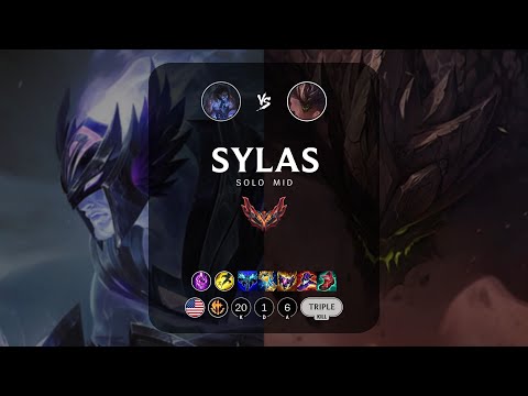 Sylas Mid vs Malphite - NA Grandmaster Patch 13.18
