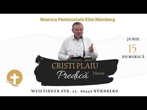 [ LIVE ] Elim Nürnberg | 15.06.2025 | Duminica Dimineata | Predica Diacon Cristi Plaiu