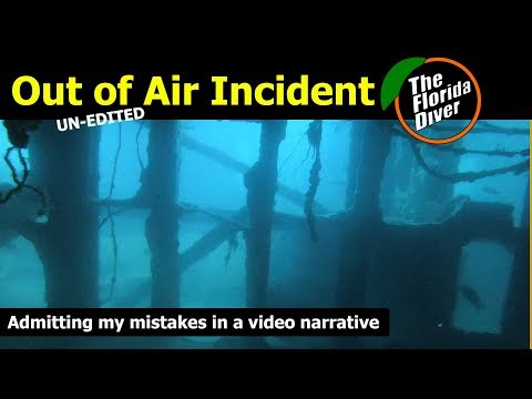 OUT OF AIR while Scuba diving