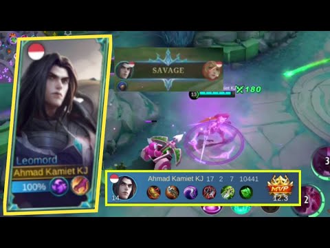 LEOMORD HACKER BUILD | TRY THIS BUILD TO GET 17 KILL AND SAVAGE | TOP 1 GLOBAL LEOMORD