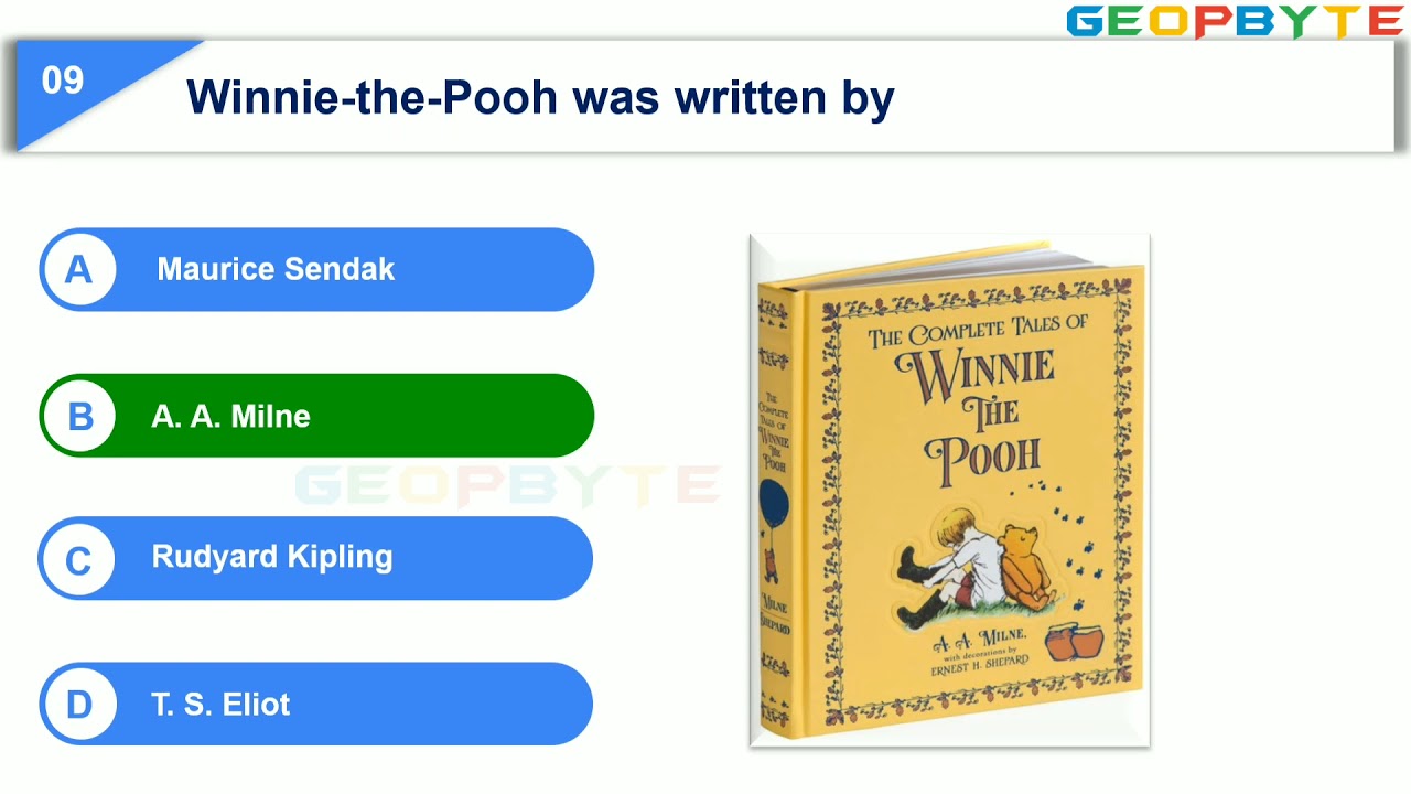 Famous Books and Their Authors | Quiz | @GeopByte