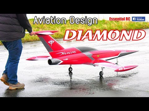 Aviation Design DIAMOND radio controlled turbine sport jet (Merlin 200)