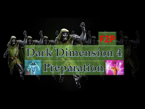 Dark Dimension 4 Preparation & Character Selection - Marvel Strike Force