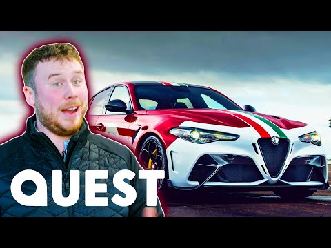 Test Driving The Super Rare Alfa Romeo GTAM With A Roaring V6 Engine | Supercar Showroom