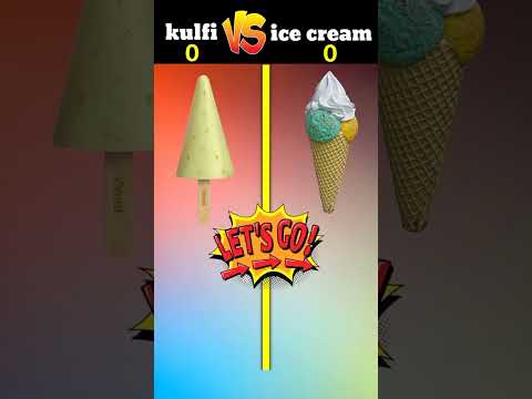 kulfi vs ice cream Kaun jita hai dekho