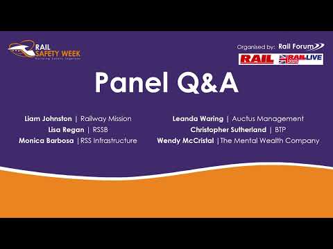 Panel discussion: health and wellbeing in the rail industry - RAIL Live 2025