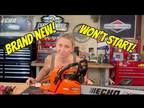 Fueled By Failure! Customer's Brand New Chainsaw Won't Start!