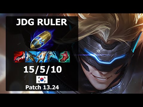 JDG Ruler Ezreal ADC vs Kalista| Patch 13.24 KR Challenger