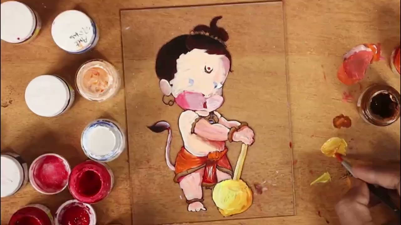 7 creative glass painting ideas , easy acrylic painting for beginners