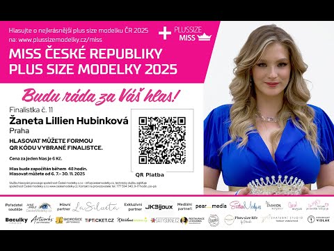 Finalistka s č. 11 soutěže Miss Plus Size Modelky České republiky 2025