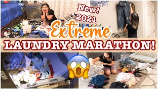 EXTREME LAUNDRY MARATHON 2021 // LAUNDRY ROUTINE // ULTIMATE LAUNDRY MOTIVATION