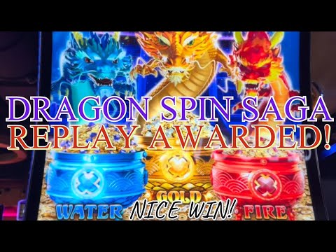 REPLAY AWARDED! DRAGON SPIN SAGA 🐉 WON 2 BONUSES AND THE WHEEL FEATURE! NICE PROFIT SESSION! 🤩👍😁
