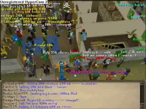 Varrock bank in the morning (2007)