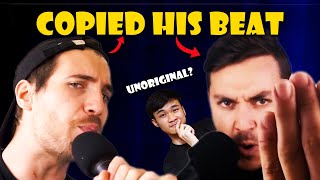 and as we know him being on the phone is a reference to himself in his battle with Napom, epic stuff!! and yes I do and can. I used to make more songs before I got burned by assholes in town who host the open mics. fuck em. I'll get back into that mode yet though.（00:03:05 - 00:05:16） - Why did Alexinho bite Alem? 😱 #GBB21