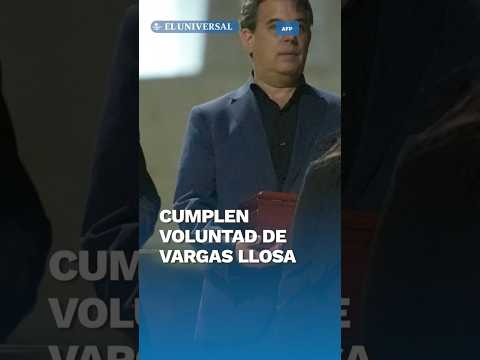 FAMILIA DE MARIO VARGAS LLOSA ANUNCIA QUE SUS RESTOS SERÁN INCINERADOS