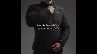 Bunda na motorku textilní REBELHORN HIKER IV BLACK/ANTHRACITE/FLUO YELLOW