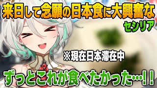 遂に日本に来て、ずっと食べたかった念願の日本食を語るセシリア【英語解説】【日英両字幕】