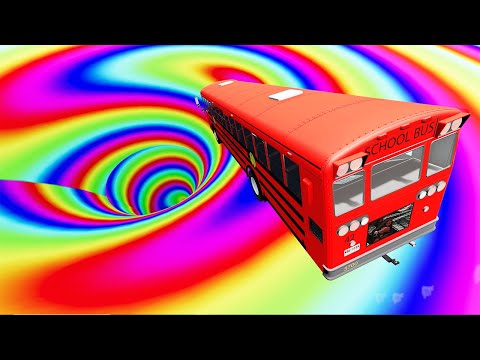 #beamngdrive - School Bus Crashes & Jumps 179