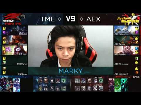Pro Gaming Series 2017 Summer Split Week 3 Day 1 - TME vs AEX Game 1/2