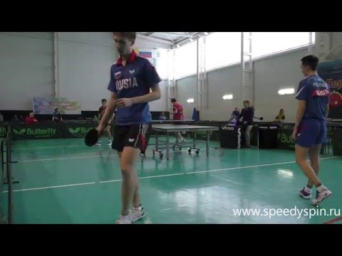 Russian Junior Table Tennis Championship 2016.Mens doubles finale. FHD.