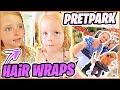 HAiR WRAPS ZETTEN & PRETPARK OP HET EiLAND! | Bellinga Vlog #2756