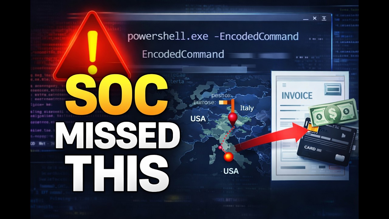 The SOC Saw Nothing… Until Payment Data Was Stolen | Real Cyber Investigation
