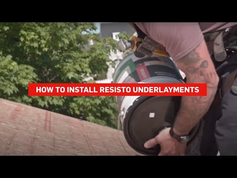 How to Install RESISTO Underlayments