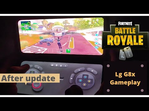LG G8x Thinq Fortnite gameplay after software update 2021💥|  60 fps ?