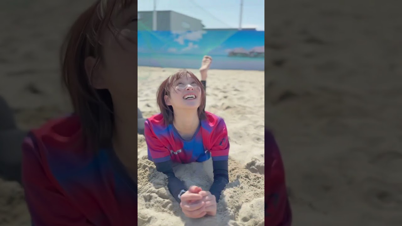 ビーチバレー🏖️🏐大会出るよー！　#姫子 #バレー女子 #ビーチバレー #スポーツ女子