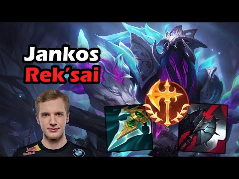 G2 Jankos Rek'sai jungle Full game - League of legends Patch 12.13