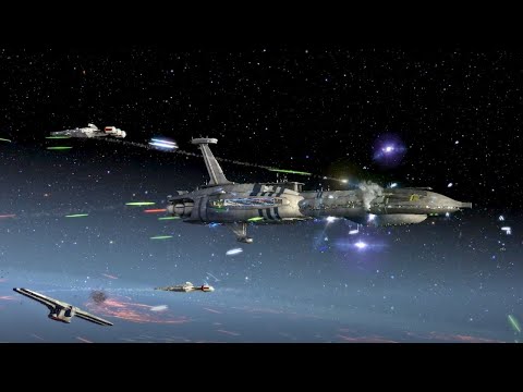 Galactic Empire vs Republic & Separatist Remnants - Star Wars: EaW Remake NPC Battle