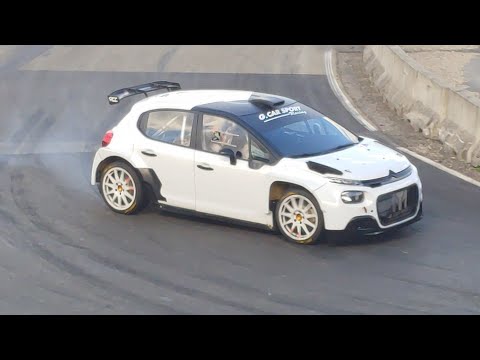 Test Citroen C3 R5 al Castelletto Circuit 13 maggio 2022