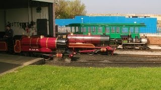 preview picture of video 'Half an Hour at (31) - Rhyl Miniature Railway 27.4.2014 inc Joan after repaint'