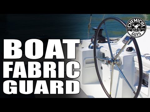 How To Protect a Boat Fabric Top - Chemical Guys Boat Fabric Guard - Marine and Watercraft