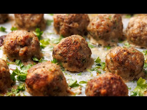 Easy Oven Baked Meatballs Recipe