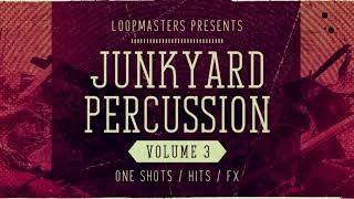 Video thumbnail for Junkyard Percussion Volume 3 - Foley / Found Sound Samples by midierror