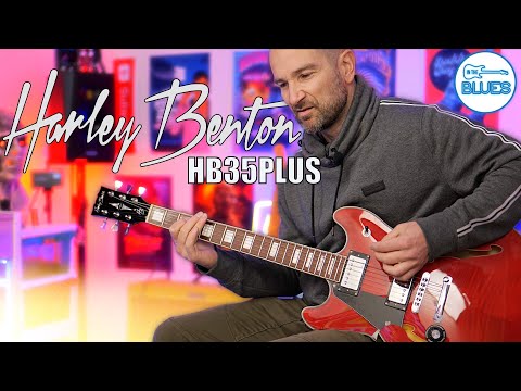 Harley Benton HB-35 (ES-335) Semi-Hollow Body Electric Guitar - Free Pro Setup image 25