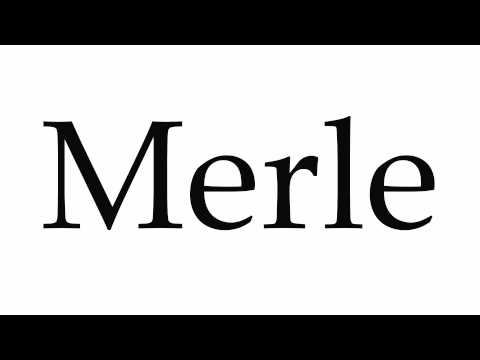 How to Pronounce Merle
