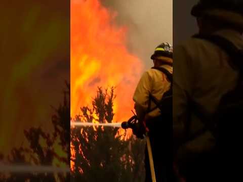 Residents lose homes as firefighters battle Hawk Fire